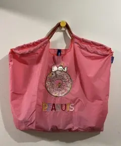 パペットスンスン×ボールアンドチェーン エコバッグ ピンク ノンノン