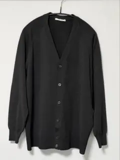 GRAPHPAPER Suvin Cardigan カーディガン 黒 - メルカリ