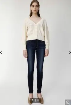 moussy デニム WF Rebirth embroidery SKINNY