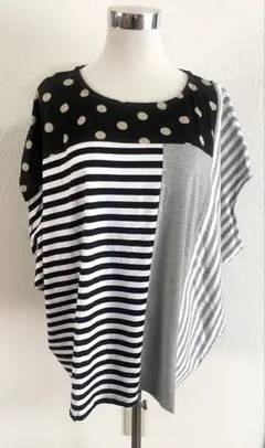 ●お値下げ中●n’or●異素材切り替えカットソー