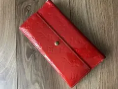 ♡◆LOUIS VUITTON◆ポルトレゾール◆三折長財布◆ 赤