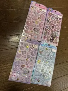 うるちゅるポップシール　サンリオベビー　４枚セット