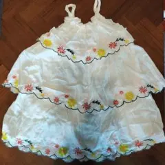 ZARA 刺繍入りノースリーブワンピース サイズ11-12