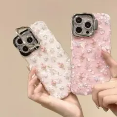 花柄 iPhone16ケース チューリップ15.14.13.12.11 plus