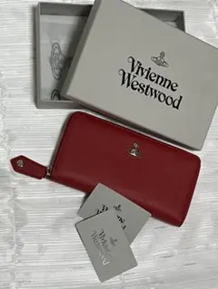 Vivienne Westwood 長財布 レッド がま口 - メルカリ