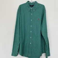 お値下げしました！ラルフローレン　ストライプシャツ　古着　美品