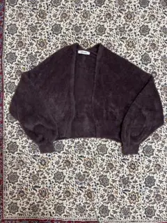 COCODEAL（ココディール）　フェザーショートカーディガン