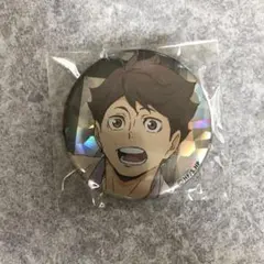 ハイキュー　及川徹　ホログラム缶バッジ