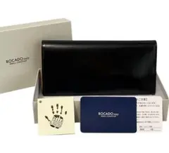 【新品】ROCADO ロカド シェルコードバン 二つ折り 長財布 馬革 ブラック 2026年最新】ロカド ROCADO 財布の人気アイテム - メルカリ