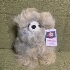 タグ付き　alpaca アルパカ　テディベア　ぬいぐるみ　くま