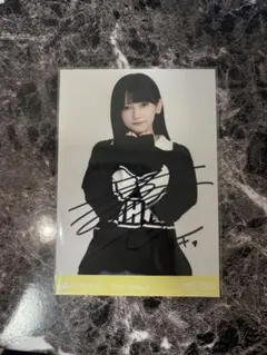 池田瑛紗　直筆サイン写真 2024年1月