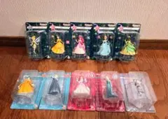 Disneyプリンセスバックビューピンバッジコレクション8種まとめ売り