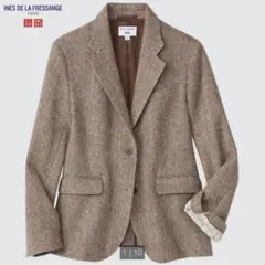 イネス　ユニクロ　Sサイズ ツイードジャケット