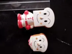 アンパンマン ショクパンマン　ソフビ 2体セット