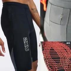 【2XU】ライトスピードリアクトコンプレッションショーツ MA7050Bブラック