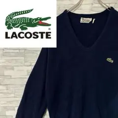 【希少】ラコステ 70s〜80s アイゾッドラコステ　糸巻タグ ニット セーター