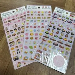 【新品】chocottoシール ちょこっとシール　春柄　キャンドゥ