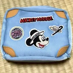 ディズニー ミッキーマウス ポーチ 水色のサムネイル