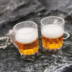 キーホルダー　ビール　キーリング 小物　リアル　おもしろ