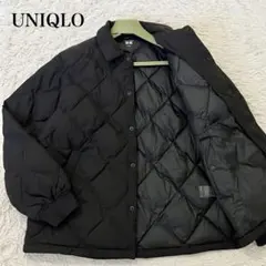✨美品✨ユニクロ　2024年　パフテックキルティングジャケット　黒　Ｌ