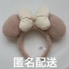 ディズニー ミニー ボア カチューシャ ピンク もこもこ