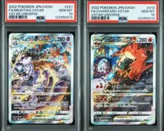 【 PSA10 】 連番 ミュウツー & リザードン VSTAR