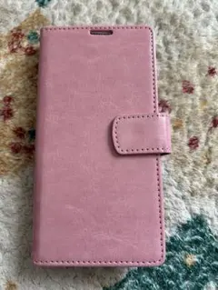 ピンク 手帳型ケース 合成皮革