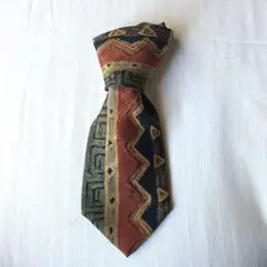 renoma 幾何学模様 ネクタイ