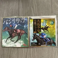 名馬全史色紙コレクション パンサラッサ ミニ色紙