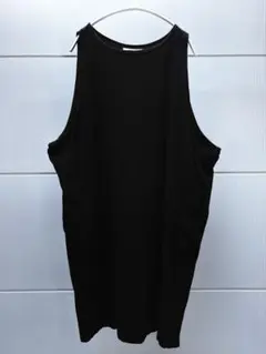 and quarter ノースリーブワンピース ブラック