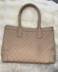 GUCCI GGパターン キャンバス トートバッグ ベージュ