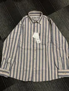 新品未使用　SIMPLE LIFE ストライプ ネルシャツ XL