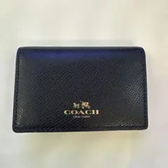 COACH コーチ　名刺入れ　ブラック