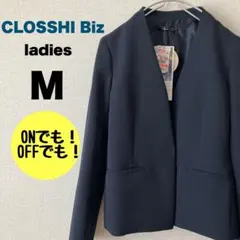 【匿名配送】しまむら CLOSSHI Biz レディース ジャケット M 紺