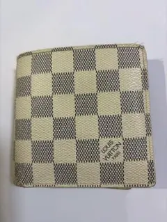LOUIS VUITTON ルイ ヴィトン ダミエアズールポルト 二つ折 財布