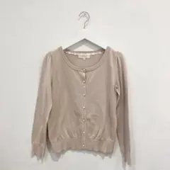 【美品】MINIMUM ミニマム　ベージュ カーディガン サイズ2
