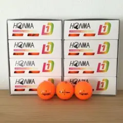 本間ゴルフ　ホンマ　HONMA D1 　2ダース　マルチカラーオレンジのサムネイル