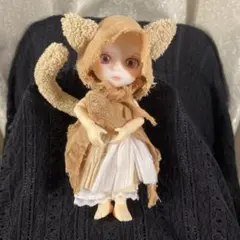 オビツ11☆セリアダイソードール用 ノラネコの服　作家様のサムネイル