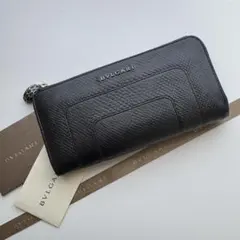 513 美品 BVLGARI ブルガリ セルペンティ 長財布 ラウンドファスナー 