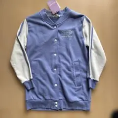 新品！140 紫　トレーナー スタジャン