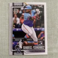 2026 Topps Yanquiel Fernández Rockies