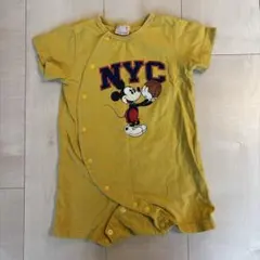 プティマイン　ミッキーマウスロンパース 70