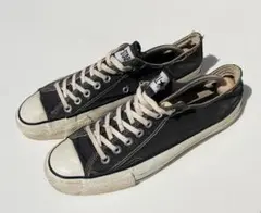 80s Convers allstar　黒　US9　USA製　あて布