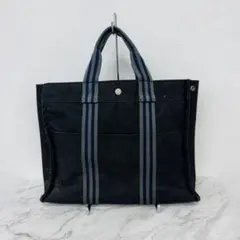 ⭐︎HERMES エルメス トートバッグ キャンバス 黒 - メルカリ