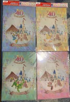 新品★ディズニー 40周年 クリアファイル ×4種類 KIRINのサムネイル