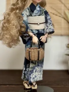 22cmドール　着物(浴衣)　No.16