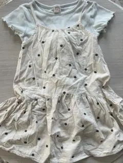 petit main 110 Tシャツ付きワンピース