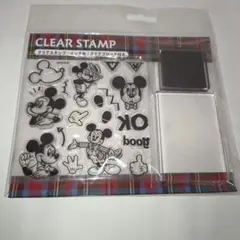 Disney ミッキーマウス クリアスタンプセット