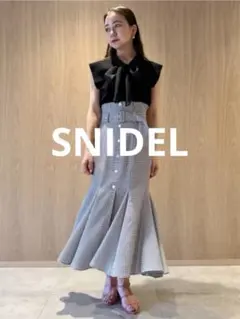 スナイデル　snidel フロントボタンマーメイドスカート