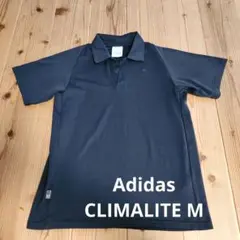 アディダス 半袖　ポロシャツ 黒 M　CLIMALITE